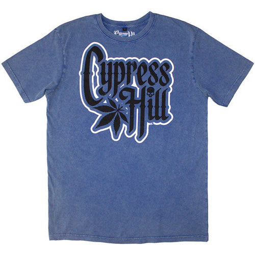 T-Shirt - Cypress Hill - Logo - Denim Blue