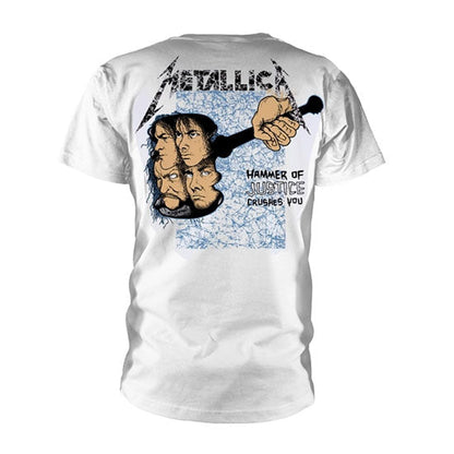 T-Shirt - Metallica - And Justice For All - White - Back