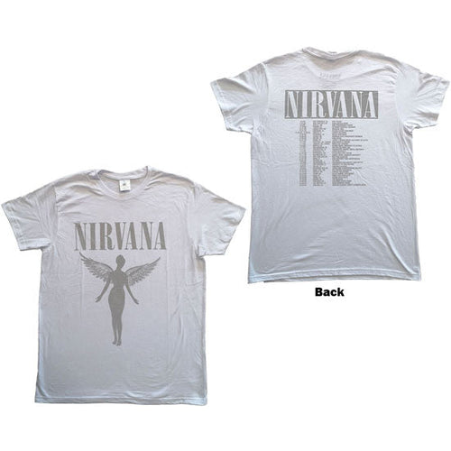 T-Shirt - Nirvana / KC - In Utero Tour - White