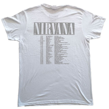 T-Shirt - Nirvana / KC - In Utero Tour - White - Back