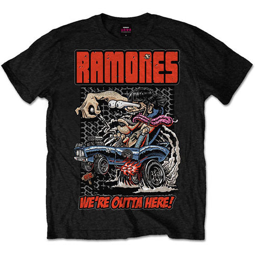 T-Shirt - Ramones - We're Outta Here