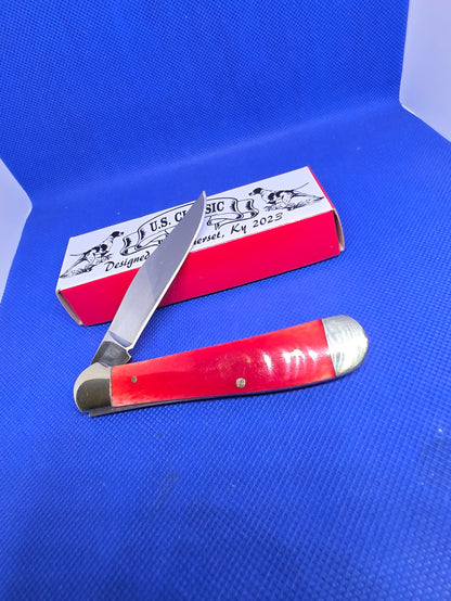 US Classic Copperhead - Smooth Red Bone - Engraved Make Jesus First Again 70RBN-1-J1